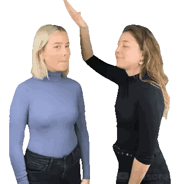 Women High Fiving