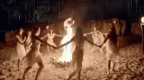 Women Holding Hands In Circle GIF
