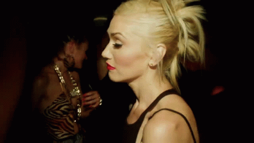 Women in Zebra Print Dress at Party
