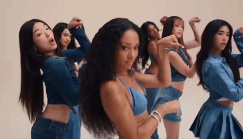 Women Line Dancing