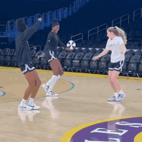 Women Playing Basketball On UCSD Court GIF