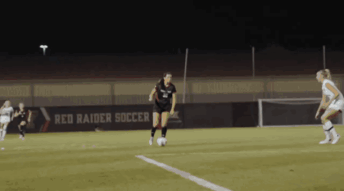 Women Playing Soccer Red Raider Soccer