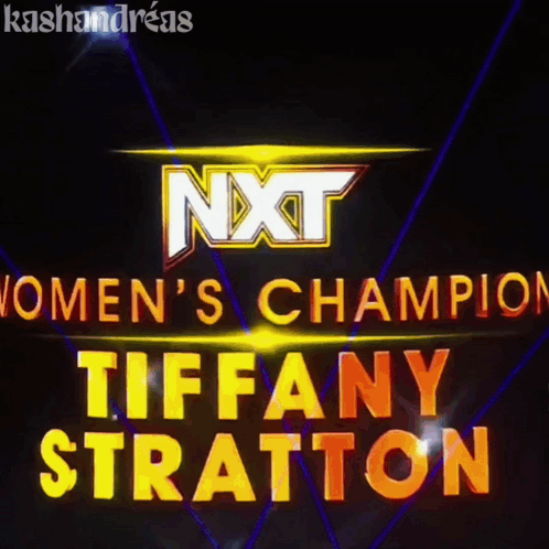 Women's Champion Tiffany Stratton GIF