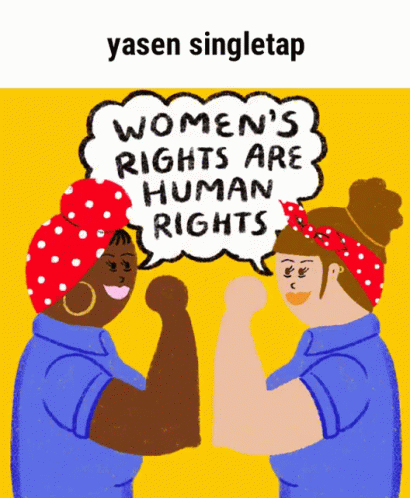 Women's Rights Are Human Rights Poster