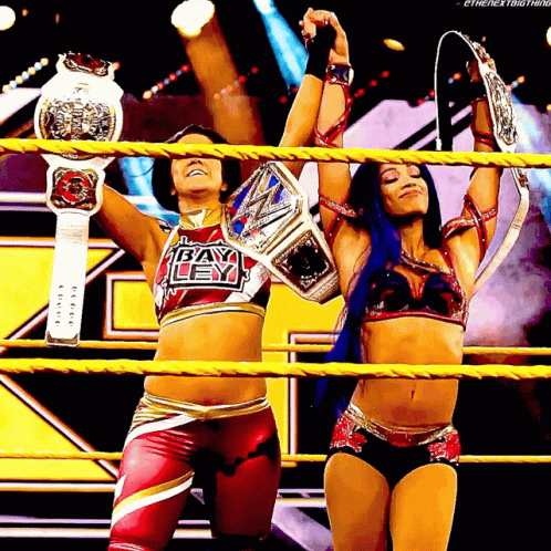 Women's Tag Team Bayley Sasha Banks GIF