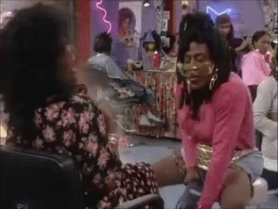 Women Talking in Hair Salon