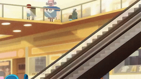 Women Talking In Supermarket GIF