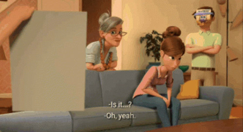 Women Talking on Couch