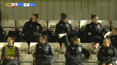 Women Watching Soccer Game 4-1 Score