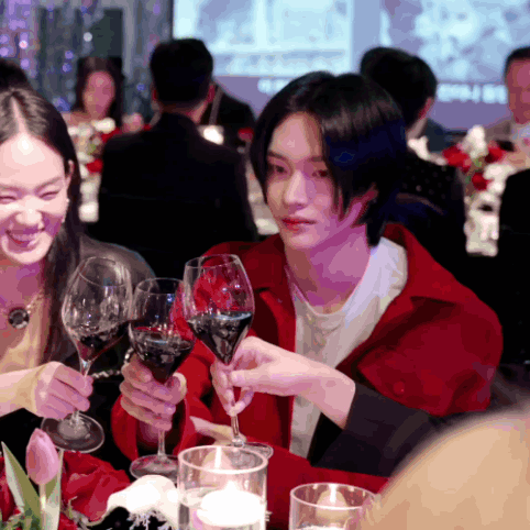 Won Bin And Friends Cheers Meme GIF