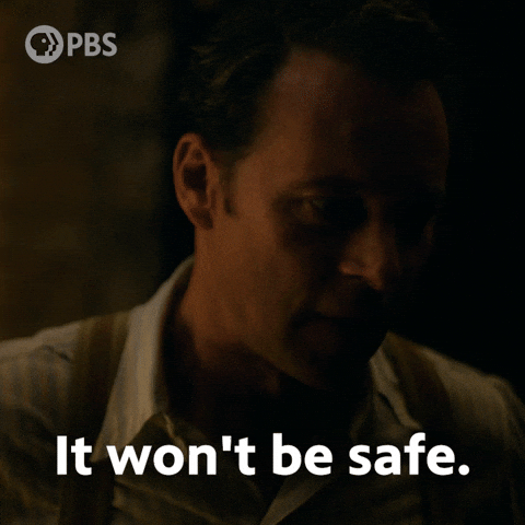 Won't He Do It Not Safe GIF