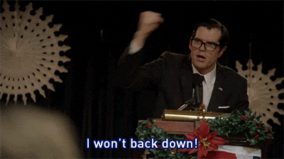 Won't He Do It To Back Down GIF