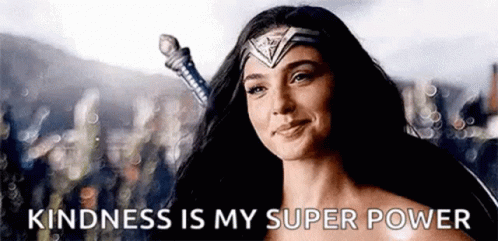 Wonder Woman Kindness Is My Super Power GIF