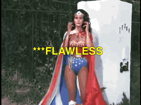 Wonder Woman Perfecto Flawless GIF
