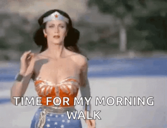 Wonder Woman Speed Walking GIF