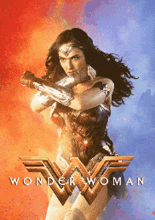 Wonder Woman Superhero Poster GIF