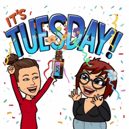 Wonderful Tuesday Celebration Confetti Cheers GIF