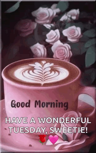 Wonderful Tuesday Sweetie Hot Chocolate GIF