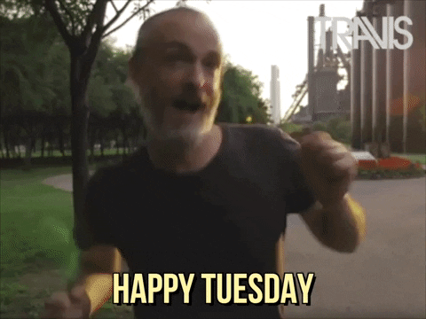 Wonderful Tuesday Travis Happy Dancing GIF
