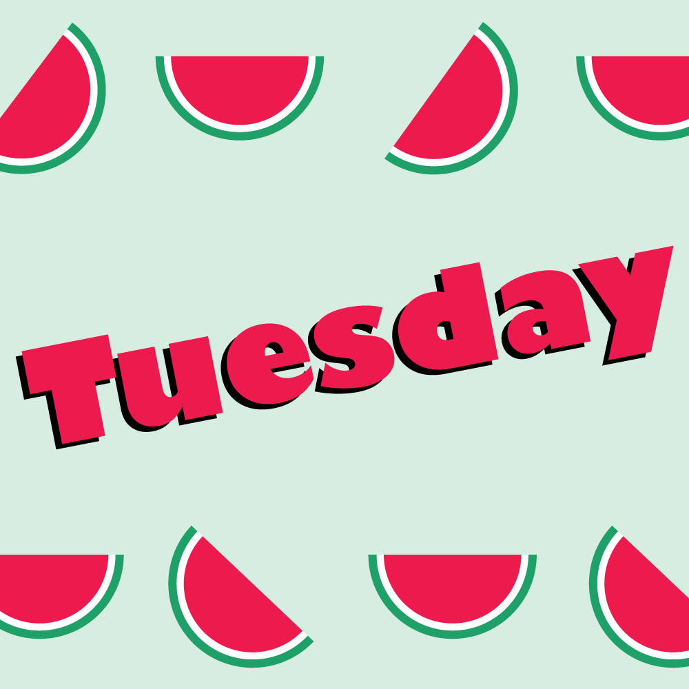 Wonderful Tuesday Watermelon Shaking Digital Arts GIF