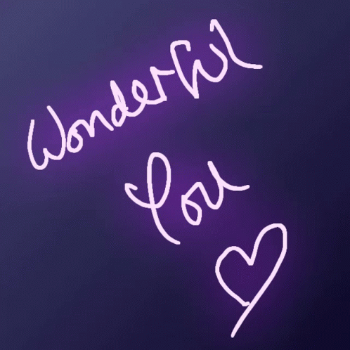 Wonderful You Cute Animation GIF