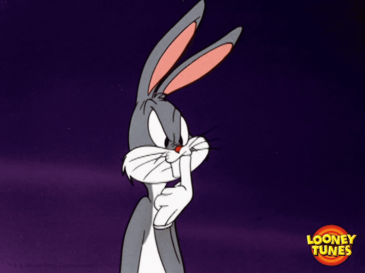 Wondering Confused Bugs Bunny GIF