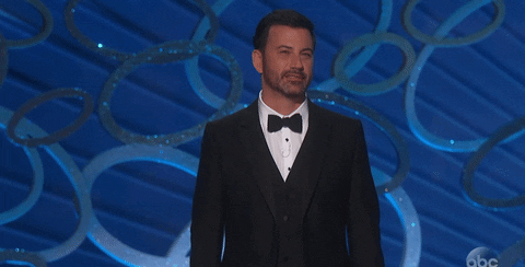 Wondering Jimmy Kimmel GIF