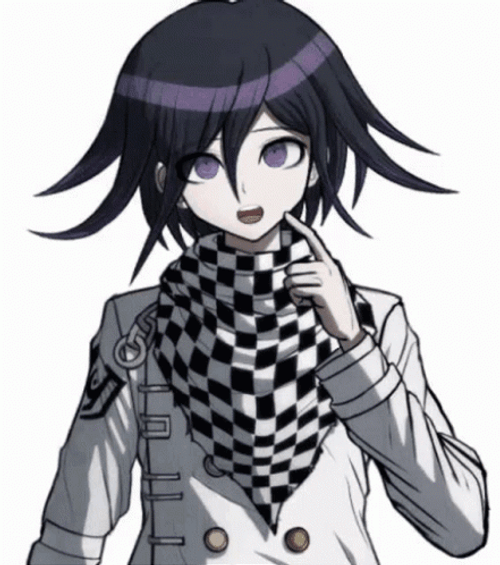 Wondering Kokichi  GIF