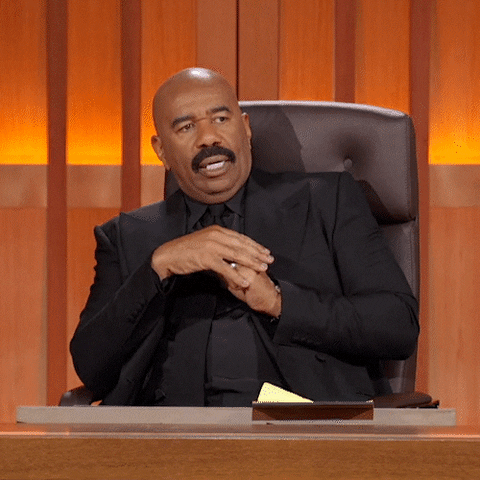 Wondering Suspicious Steve Harvey GIF