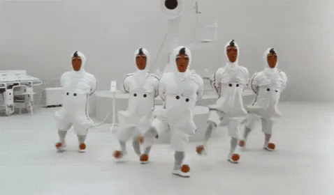 Wonka's Oompa Loompas Snow Dance GIF