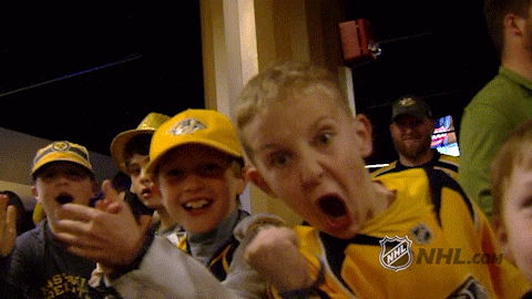 Woo Cute Ice Hockey Kid Fans GIF