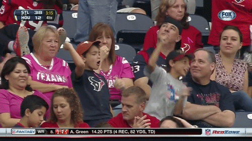 Woo Excited Kid Nfl Fanatic GIF