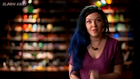 Woo Glass Blowing Fist Bump GIF