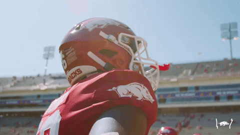 Woo Pig Arkansas Razorbacks Player Cinematic Shot GIF