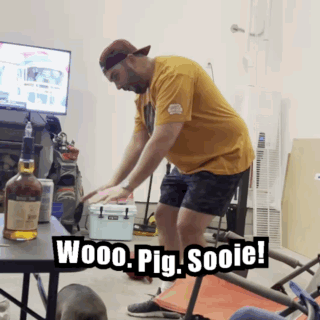 Woo Pig Sooie Arkansas Razorbacks Fan Elated GIF