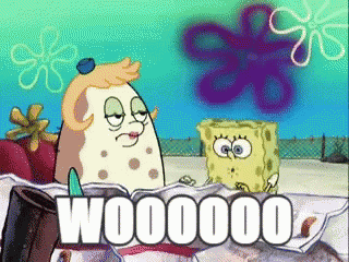 Woo Silly Spongebob Bowing Submission GIF