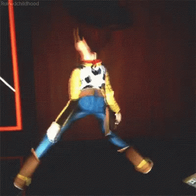 Entertaining Woody Dance Twerk GIF