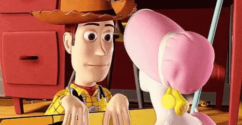 Funny Woody Smiling Giggling GIF
