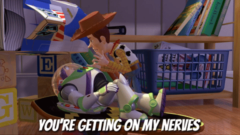 Woody and Buzz Lightyear from Toy Story