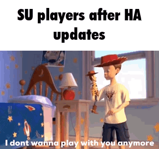 Woody And Buzz Lightyear Standing In Bedroom GIF