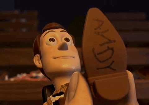 Woody Cartoon Shoes GIF