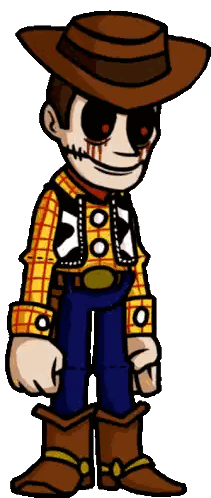 Woody From Toy Story With Cowboy Hat