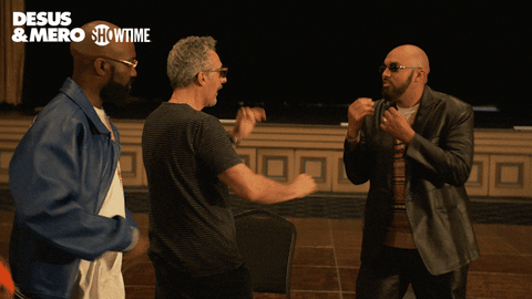Woody Harrelson Rock Paper Scissors With Friends GIF