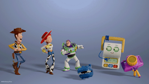 Woody Jessie Buzz Lightyear And Robot GIF