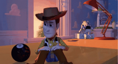 Woody Magic 8 Ball GIF