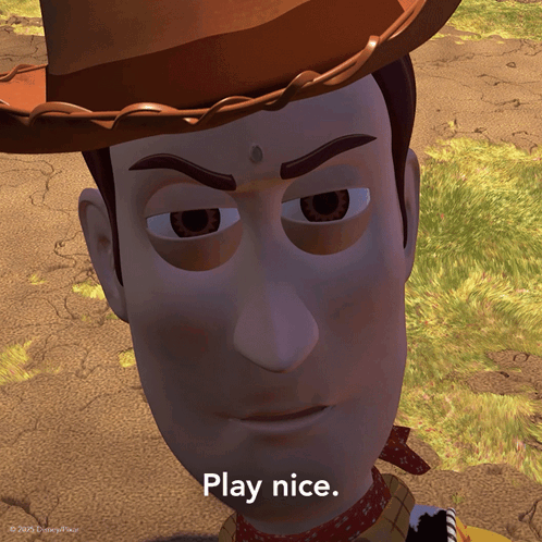 Woody Play Nice
