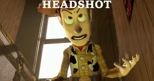Woody Toy Story Headshot GIF