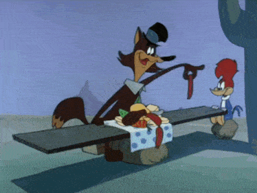 Woody Woodpecker Fink Fox Gif GIF