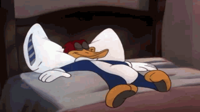 Woody Woodpecker Sleeping Gif GIF