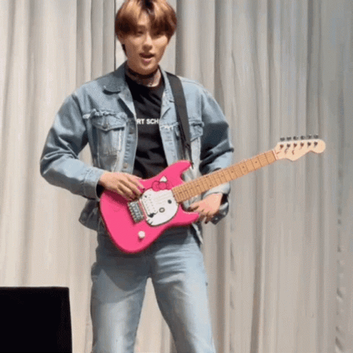Woodz Cho Seungyoun Rock Star GIF